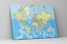 Obraz Politická mapa sveta zs1024